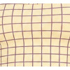Custom Women Grid Print Square Neck Sports Bra | Cropped Yoga Top