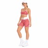 Custom Gingham Yoga Set | Cami Bra & Ruched Shorts | Bloomto