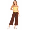 Custom Wide Leg Yoga Set | Contrast Cami & Cropped Pants | Bloomto
