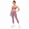Custom Halter Yoga Set | V-Cross Waist Leggings | Bloomto