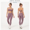 Custom Halter Yoga Set | V-Cross Waist Leggings | Bloomto