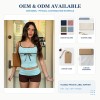 Custom Polka Dot Yoga Set | Bow Cami & Fold-Over Shorts | Bloomto