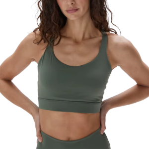 Custom Women's Cross Back Yoga Sports Bra - High Support Workout Bras Top