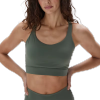 Custom Women's Cross Back Yoga Sports Bra - High Support Workout Bras Top