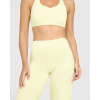 Custom Straight Leg Bottoms | Pastel Yellow | Wide Leg Leggings for Yoga and Casual Wear