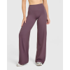 Custom Vintage Purple Wide Leg Leggings | Straight Leg Bottoms for Yoga & Gym | Comfortable Activewear