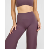 Custom Vintage Purple Wide Leg Leggings | Straight Leg Bottoms for Yoga & Gym | Comfortable Activewear
