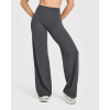 Custom Coal Wide Leg Leggings | Straight Leg Bottoms for Wholesale | OEM Yoga & Gym Activewear