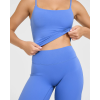 Custom Glaucous Blue Wide Leg Leggings | Straight Leg Bottoms for Wholesale | OEM Yoga & Gym Activewear