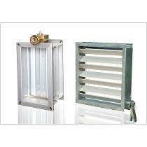 Square Manual Air Volume Control Valve | Manual or Motorized Airflow Regulator for HVAC Duct Systems