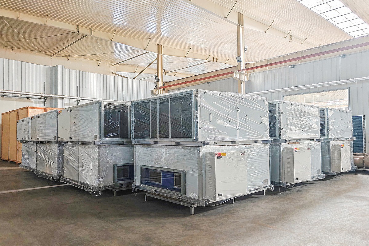 The dehumidification unit has successfully passed the factory inspection