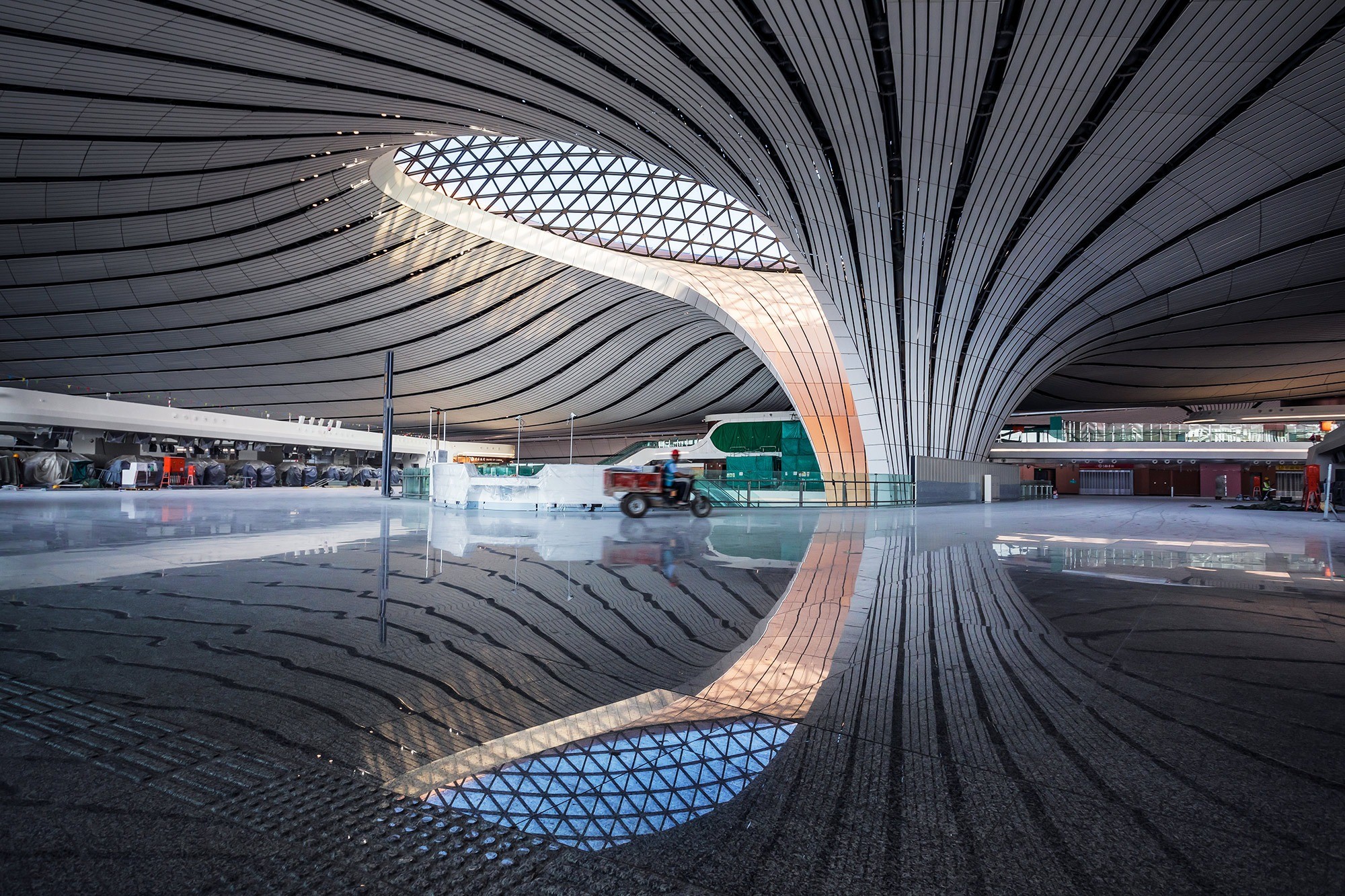 Inside Beijing Daxing Airport