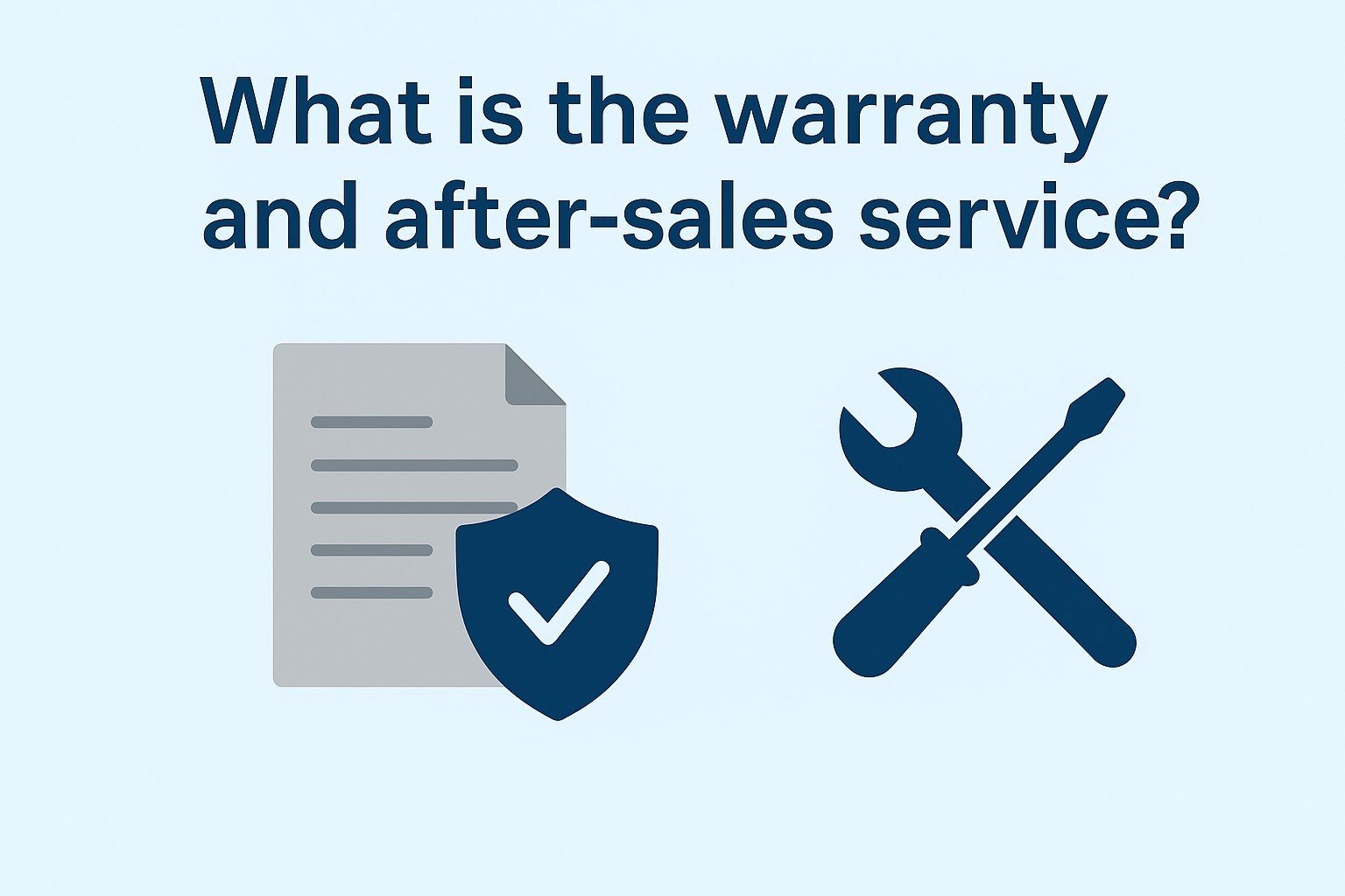 What is the warranty and after-sales service?