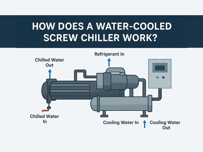 How Does a Water-Cooled Screw Chiller Work?