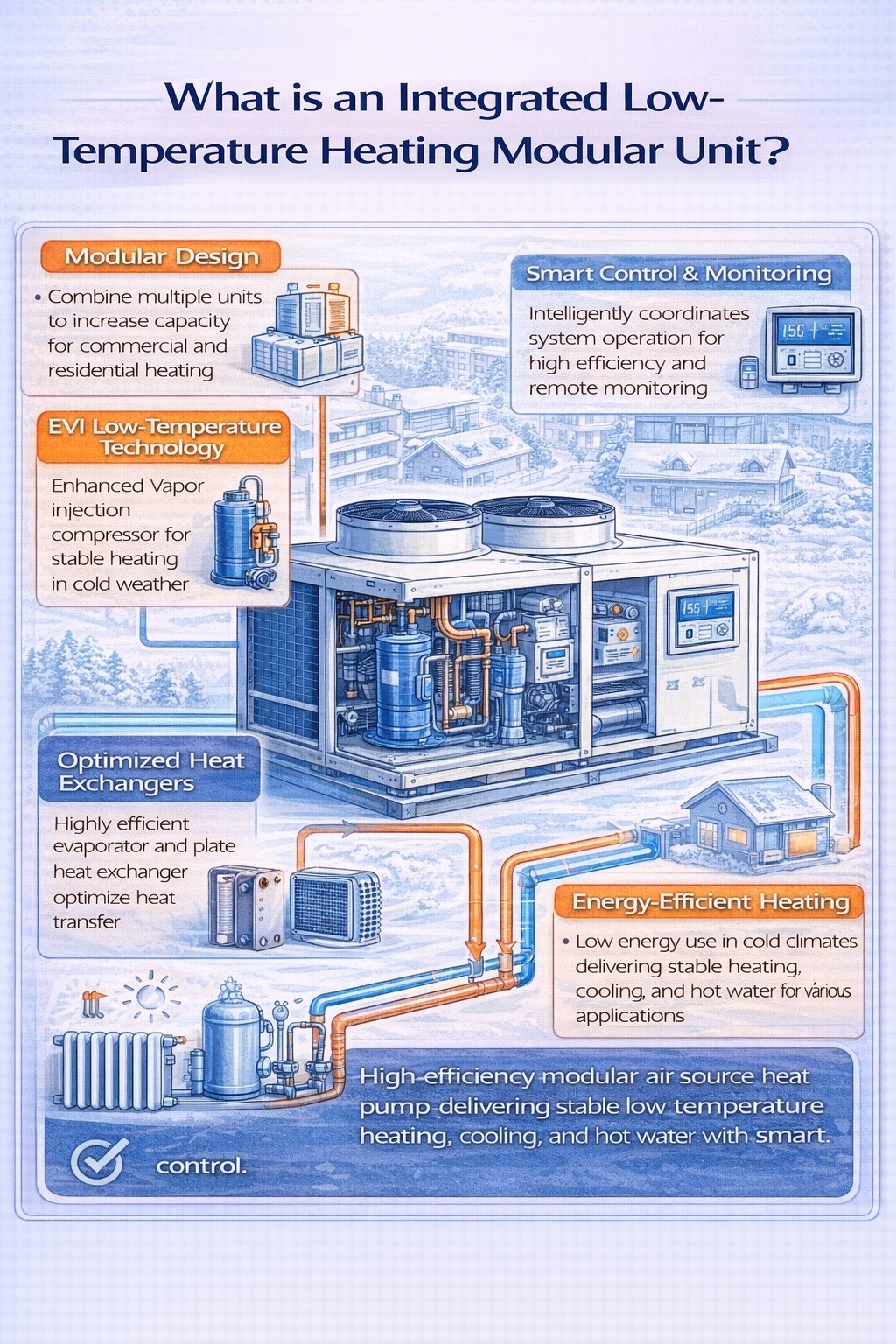 What is an Integrated Low-Temperature Heating Modular Unit?