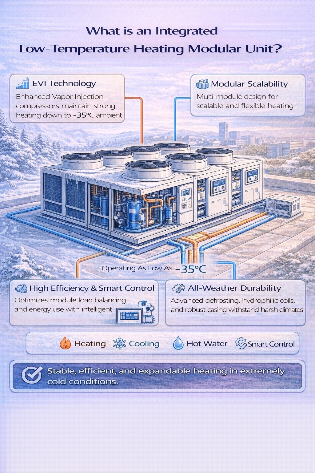 What is an Integrated Low-Temperature Heating Modular Unit?
