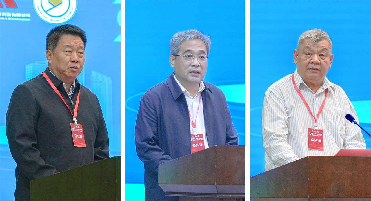 The leaders delivered speeches in turn.