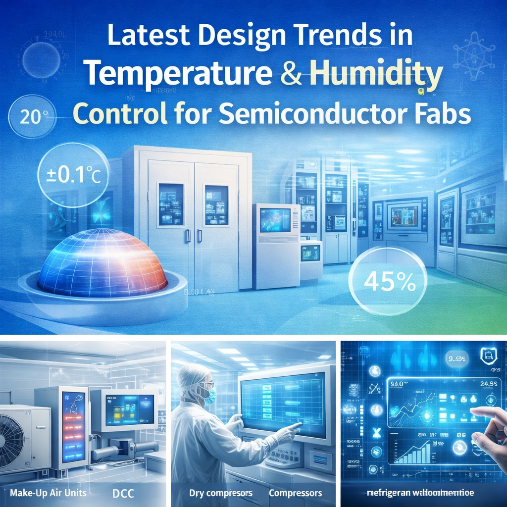 Latest Design Trends in Temperature and Humidity Control for Semiconductor Plants