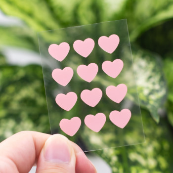 Pink Heart Acne Pimple Patches Cute and Effective
