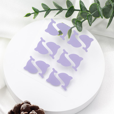 Cute Purple Whale Shape Acne Spot Stickers for Skincare