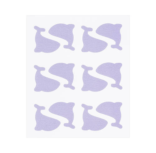 Cute Purple Whale Shape Acne Spot Stickers for Skincare