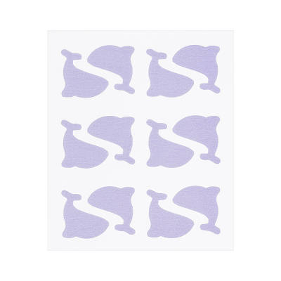 Cute Purple Whale Shape Acne Spot Stickers for Skincare
