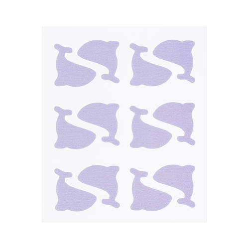 Cute Purple Whale Shape Acne Spot Stickers for Skincare