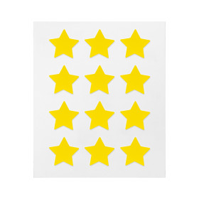 Lemon-Yellow Sparkle Star Shape Hydrocolloid Pimple Patch