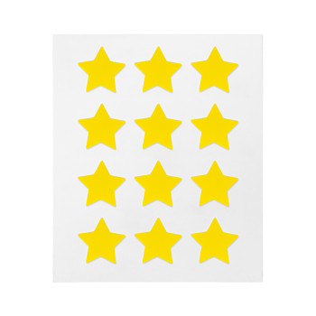 Lemon-Yellow Sparkle Star Shape Hydrocolloid Pimple Patch