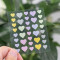 Dopamine-Colored Heart shape Acne Spot Stickers for Skin
