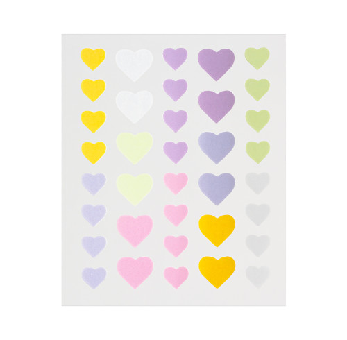 Dopamine-Colored Heart shape Acne Spot Stickers for Skin