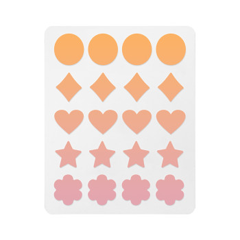 Gradient Color Multi-Shaped Acne Pimple Patches with Bright Vibrant Hues