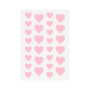 Heart & Diverse-Shaped Pink Pimple Patches with Cut Lines