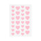 Heart & Diverse-Shaped Pink Pimple Patches with Cut Lines