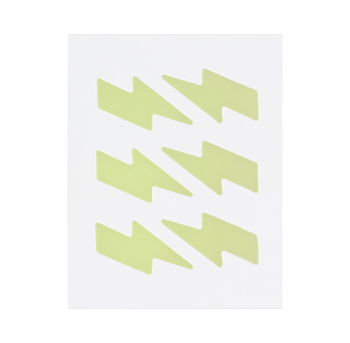 Lightning-Shaped Night-Glow Blemish Patches for Skin Care