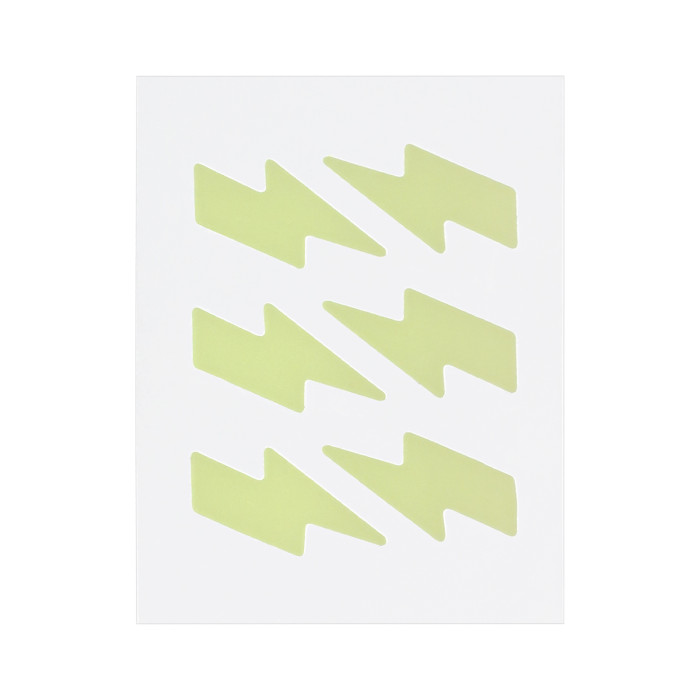 Lightning-Shaped Night-Glow Blemish Patches for Skin Care