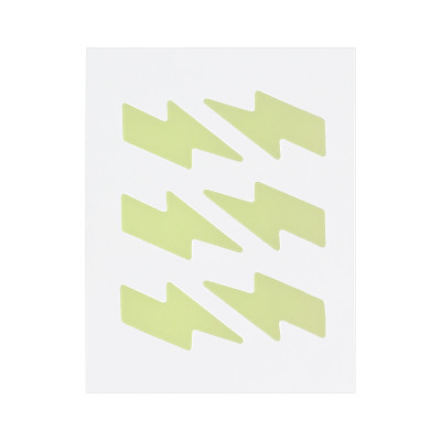 Lightning-Shaped Night-Glow Blemish Patches for Skin Care