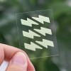 Lightning-Shaped Night-Glow Blemish Patches for Skin Care