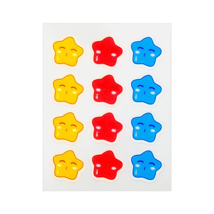 Adorable Three-Color Star Salicylic Acid Acne Spot Treatment Patch – Fun Blemish Care