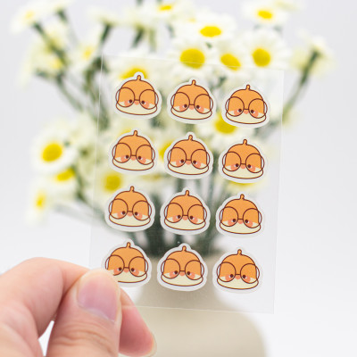 Brainy Bird Cut lines Acne Blemish Patches with Adorable Glasses