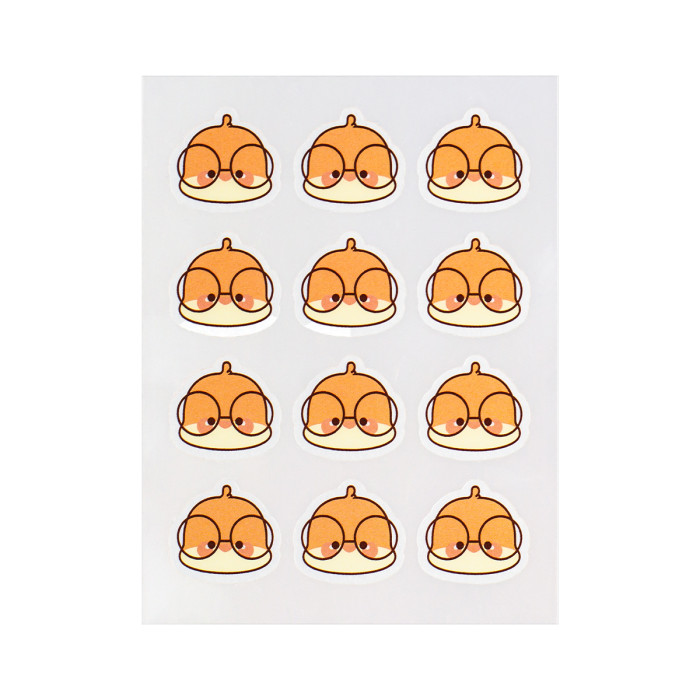 Brainy Bird Cut lines Acne Blemish Patches with Adorable Glasses