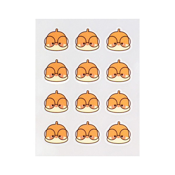 Brainy Bird Cut lines Acne Blemish Patches with Adorable Glasses