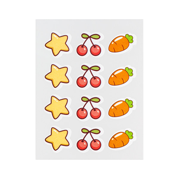 Heal in Style Fun Cartoon Star Cherry Carrot Acne Blemish Patches (3 Shapes)
