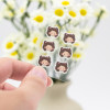 Sassy & Cute Daily Care Cartoon Girl Acne Spot Patches with Cutline