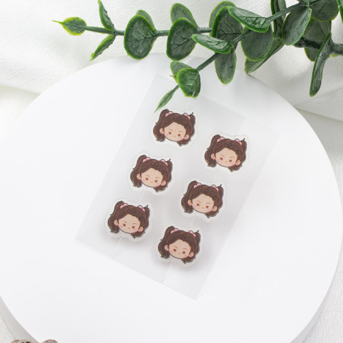 Sassy & Cute Daily Care Cartoon Girl Acne Spot Patches with Cutline