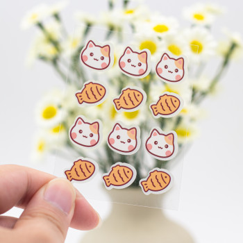Skin Healing Pimple Patches Cat and Fish Design for Acne Treatment