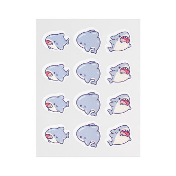 Mini Shark Shaped Hydrocolloid Acne Stickers for Daily Skincare Routine