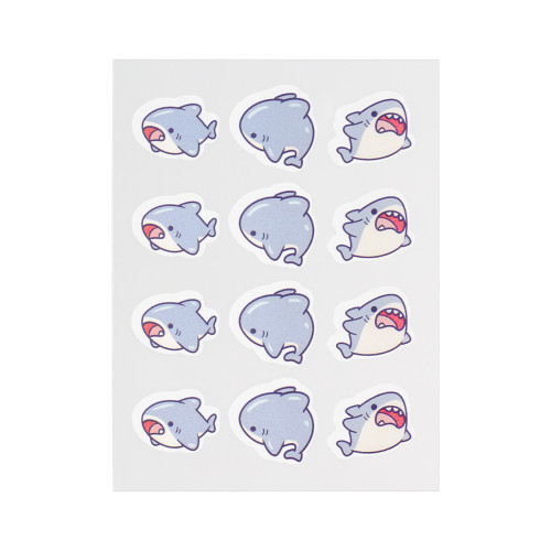 Mini Shark Shaped Hydrocolloid Acne Stickers for Daily Skincare Routine