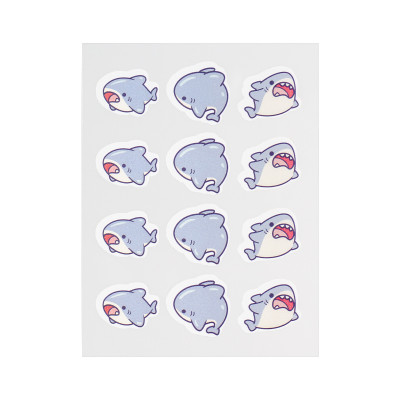 Mini Shark Shaped Hydrocolloid Acne Stickers for Daily Skincare Routine