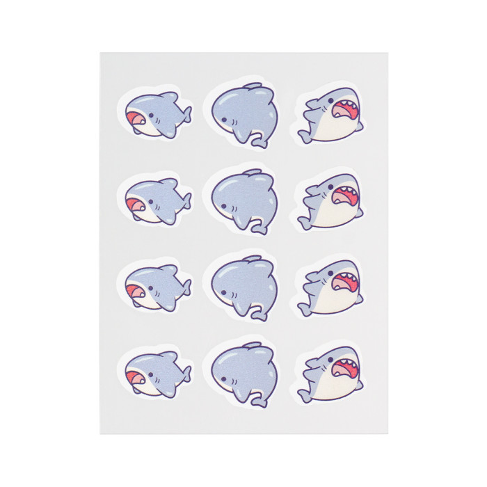 Mini Shark Shaped Hydrocolloid Acne Stickers for Daily Skincare Routine